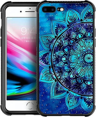 Vista 118 de Funda compatible con iPhone 8 Plus, diseño de oso de bosque otoñal, a prueba de golpes, antiarañazos, carcasa trasera de policarbonato duro
