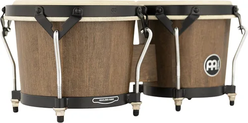 Vista 4 de Meinl Percussion HTB100WB-M Headliner Traditional Designer Series Bongos de madera, marrón nogal