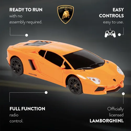 Vista 5 de World Tech Toys Vehículo Lamborghini Aventador RC (escala 1:24)