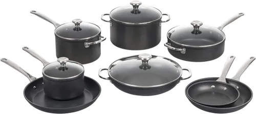 Vista 5 de Le Creuset Juego de utensilios de cocina antiadherentes endurecidos, 10 uds.