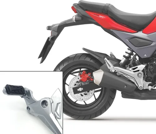 Vista 5 de Minho Estriberas Delanteras Reposapiés de Motocicleta para Honda MSX125 CBR600 CB400 FM/FNCBR 1000 FP/FR/FS CBR1000 CB250 XL125 Reposapiés