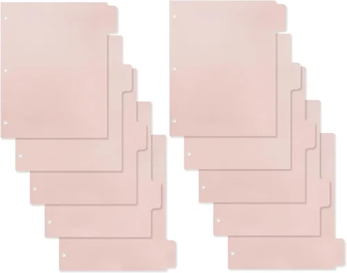 Vista 8 de Koqye Separadores de índice de carpeta de plástico con pestañas