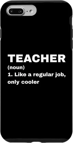 Vista 12 de Funny Teacher Definition Like A Regular Job Only Cooler Noun Case for iPhone 17