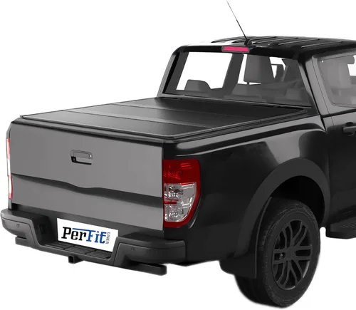 Vista 17 de Low-Profile Flip-Up Hard Tri-Fold Tonneau Cover for Ford Ranger (2019-2023)—Fits 5.0ft Short Bed