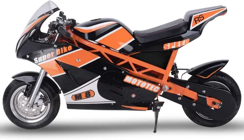 Vista 2 de MotoTec 1000w 48v superbici eléctrica en negro