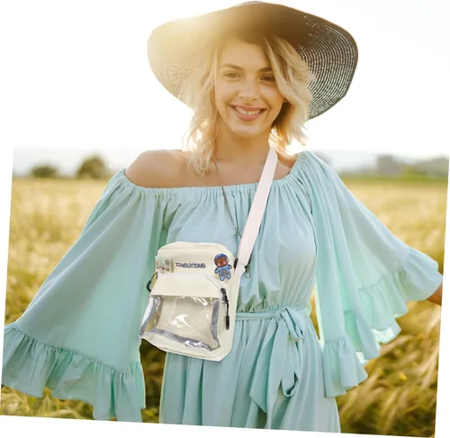 Vista 7 de VALICLUD 1PC crossbody sling bag shoulder purses for women crossbody carteras para mujer de colgar hombro Women bag Shoulder Bag Transparent PVC
