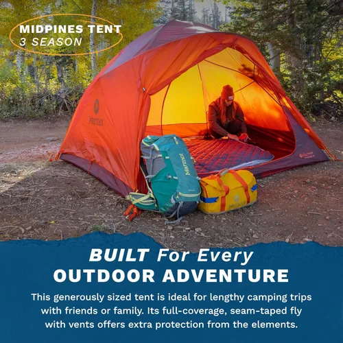 Vista 3 de MARMOT Midpines 4P/6P Tiendas de campaña y pisadas Footprints