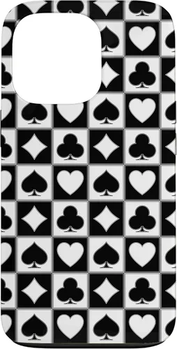 Vista 10 de Playing Card Suit, Hearts, Spades, Diamonds, Clubs, Poker Case for iPhone 17