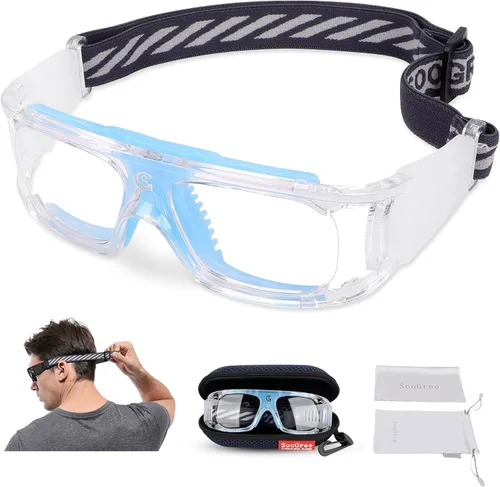 Vista 13 de SooGree Gafas deportivas de baloncesto, gafas protectoras para hombres, gafas de seguridad