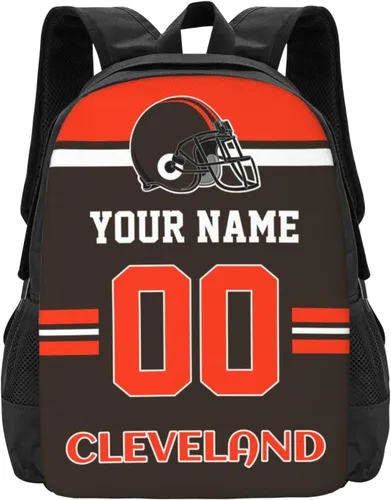Vista 17 de Mochila de estilo de fútbol personalizado Mochila personalizada con nombre y número Mochilas personalizadas de alta capacidad bolsa regalos, Arizona