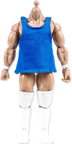 Vista 5 de Juego de 5 camisetas musculares para figuras de acción de lucha libre, Blanco