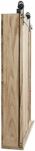 Vista 4 de OS - Organizador de pared de madera para muebles de hogar y oficina, color natural envejecido