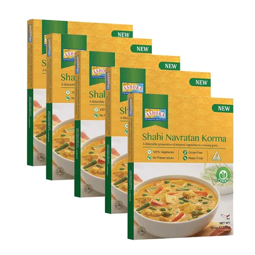 Vista 37 de Ashoka Comidas sin gluten, listas para microondas, veganas con granos negros y frijoles, comidas para calentar y servir, todas naturales Delhi Dal