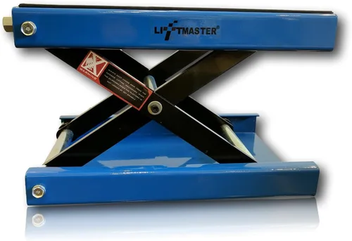 Vista 3 de Liftmaster elevador de motocicletas 1100 LB de cubierta ancha - Elevación en tijera, gato para bicicletas todo terreno