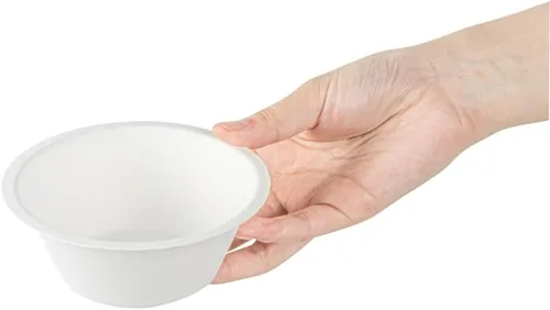 Vista 7 de Restaurantware Pulp Safe - Tazones de ensalada de 8 onzas, sin PFAS añadidos, 100 cuencos desechables – Tapas se venden por separado cuencos