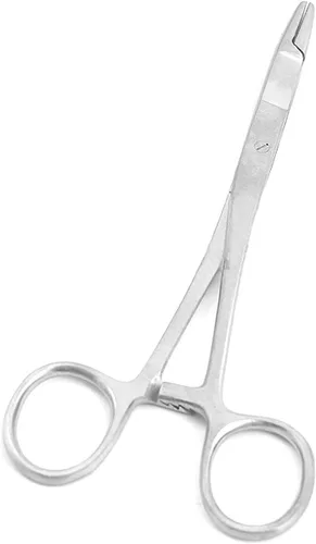 Vista 2 de El bloqueo Scissor Fórceps Fly Fishing Hemostat Tool 6,5" ODM