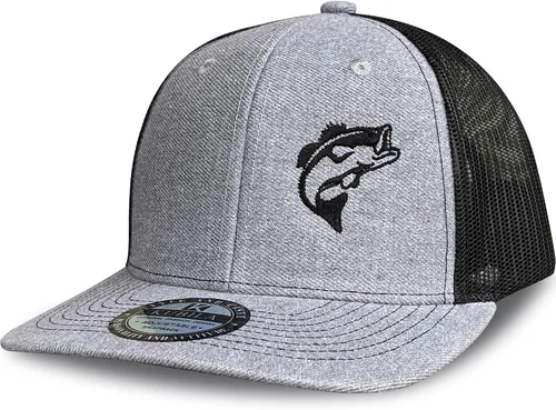 Vista 25 de Sombreros de pez lubino para hombres y mujeres, regalos de pesca con mosca, gorra de béisbol para papá