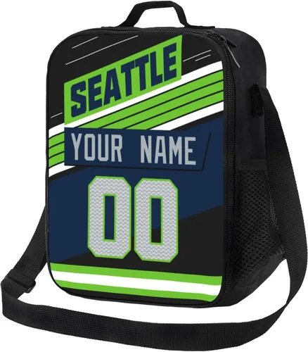Vista 9 de KREDE Mochila Seattle - Bolsas personalizadas para hombres y mujeres, Negro 01