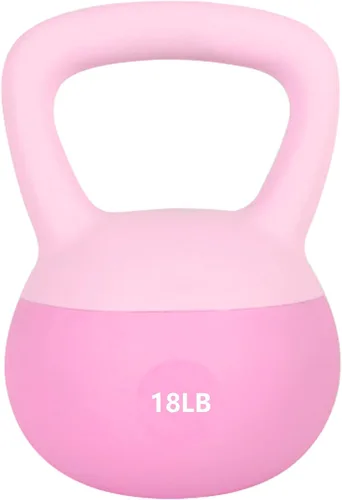Vista 10 de Leikefitness Pesas rusas suaves, pesas rellenas de arena para mujeres y hombres, pesas rusas suaves y antideslizantes codificadas por