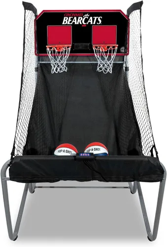 Vista 11 de Pop-A-Shot - Home Dual Shot with NCAA Graphics l Sensor Scoring l 16 Game Modes l 7 Balls l Foldable Storage l for All NCAA Fans