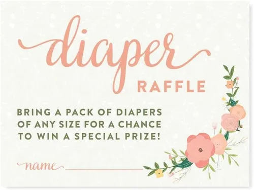 Vista 26 de Andaz Press Colección de rosas florales para baby shower, juegos, actividades, decoraciones, tarjetas de consejos para mamá y papá, paquete de 20
