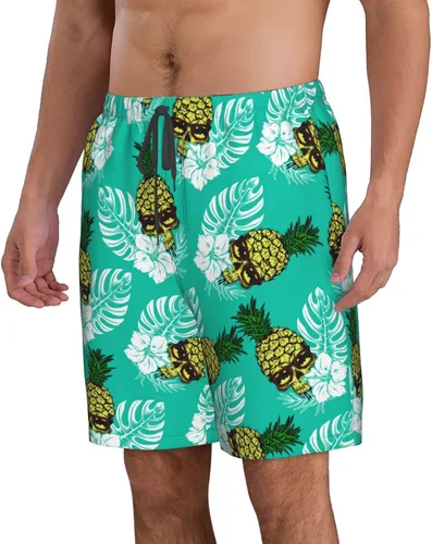 Vista 6 de FREEHOTU Men's Swim Trunks Beach Board Shorts Quick Dry Swimwear Sports with Pockets