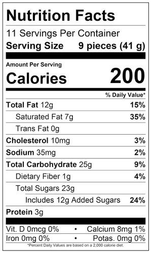 Vista 2 de Gotas de chocolate con leche de 1 libra envueltos individualmente, sin gluten en una bolsa resellable de King Of Sweets a granel