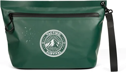 Vista 20 de Tactiko - Paquete de 3 bolsas resistentes al agua con cremallera, para guardar todos los organizadores para bolsas secas, bolsas de viaje