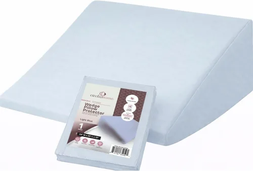 Vista 12 de CirclesHome Juego de 4 protectores de almohada estándar con cremallera, fundas de almohada transpirables 100% algodón, protegen las almohadas