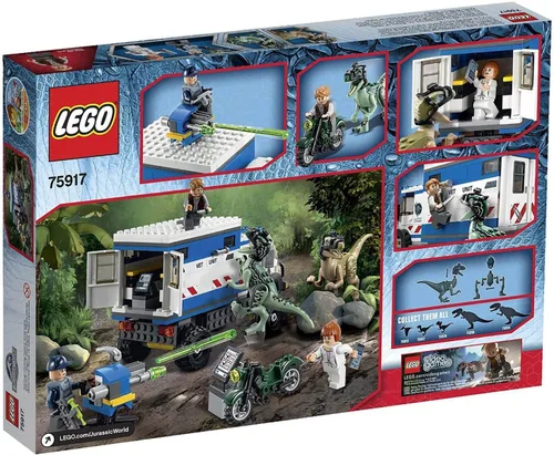 Vista 9 de Juego para armar Jurassic World Raptor Rampage 75917, de la marca LEGO