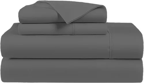 Vista 37 de AMAY Sábanas de 500 hilos 100% algodón egipcio tamaño individual, sábanas para cama de tamaño individual, algodón de fibra extra larga, calidad
