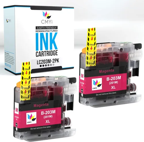 Vista 13 de LC203 - Cartucho de tinta de repuesto negro para Brother DCP-J4120DW, MFC-J4320DW, J4420DW, J460DW, J4620DW, J4625DW, J480DW, J485DW, J5320DW