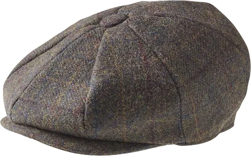 Vista 7 de Peaky Blinders Gorra plana de lana estilo Newsboy de 8 piezas para hombre