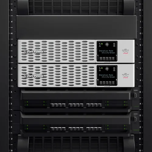 Vista 6 de CyberPower PRL1500RT2UC Smart App Sinewave UPS Batería de Respaldo y Protector de Sobretensión, 1500VA/1500W, 8 tomacorrientes, 2U Rack/Torre, AVR