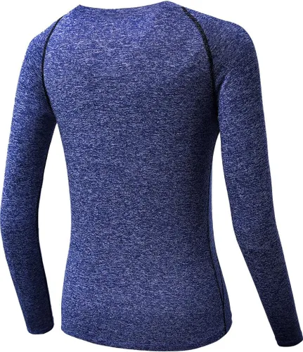 Vista 33 de CADMUS Paquete de 1 o 3 camisetas de entrenamiento de manga larga para mujer, camiseta de compresión de ajuste seco para correr