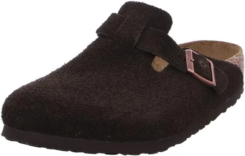 Vista 25 de Birkenstock Zuecos de gamuza Boston para mujer
