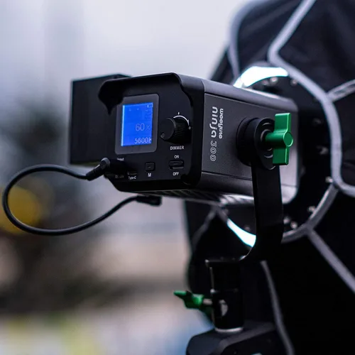 Vista 6 de Kit de iluminación de video LED de 80W/7800LM, montaje Bowens COB Continuous Film Lighting Studio Monolight para fotografía de moda de productos