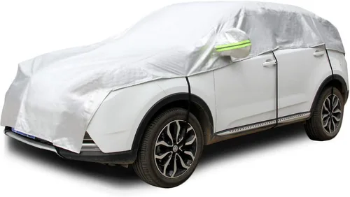 Vista 12 de Funda para Media Carrocería de Automóvil con Algodón Cubiertas para Carrocería de Auto para Todo Tipo de Clima Exterior Interior para Todas