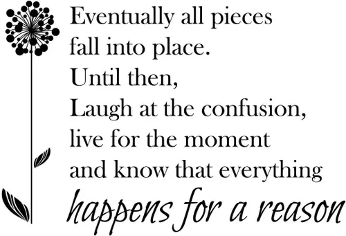 Vista 14 de Newclew Vinilo decorativo para pared con texto en inglés «Live Every Moment, Laugh Every Day», «Love Beyond Words»