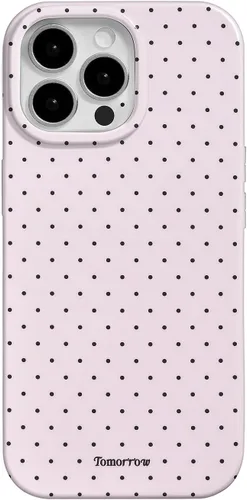 Vista 48 de inewateri Funda compatible con iPhone 11 con bonito diseño estético de lunares a la moda, fundas simples para TPU suave, funda de protección Negro
