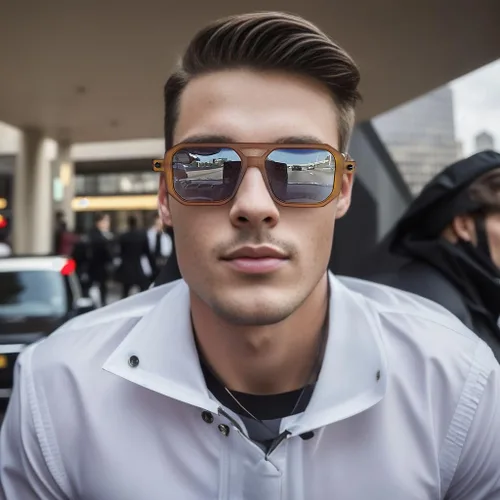 Vista 3 de FEISEDY Gafas de sol estilo aviador planas vintage de los años 70 para mujeres y hombres, montura clásica retro con estilo UV400 B2622