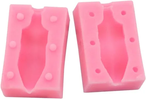 Vista 3 de Muñecas 3D Modelo de Cuerpo Hombre Mujer Masculino Mujer Niño Cuerpo Silicona Fondant Moldes Yeso Arcilla Molde Chocolate Galleta Azúcar Artesanía