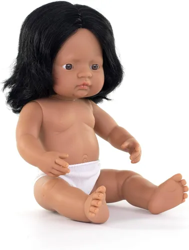 Vista 11 de Muñeca de bebé anatómicamente correcta de 15 pulgadas de Miniland, Chica asiática