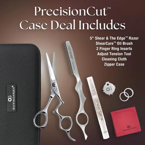 Vista 2 de Olivia Garden PrecisionCut - Tijeras de peluquería profesionales