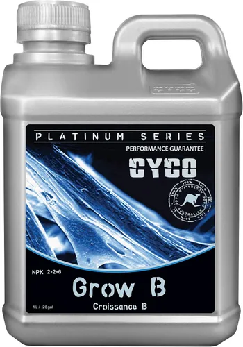 Vista 4 de CYCO Grow A, Nutrientes líquidos para plantas hidropónicas, 2-0-0, 20 litros