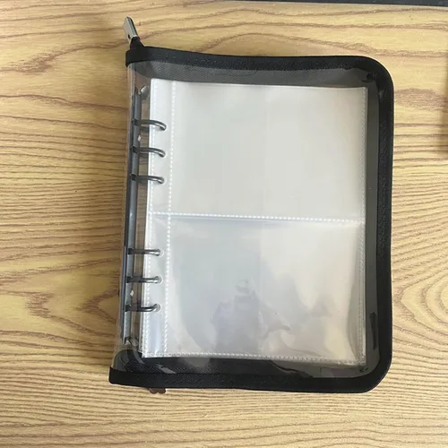 Vista 5 de Delgeo Caja de almacenamiento de joyería organizador antioxidación para aretes, collares, pulseras y adornos de mano con bolsas selladas y páginas