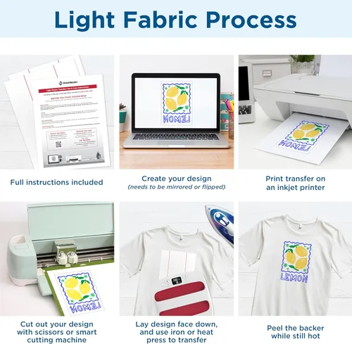 Vista 3 de Printworks - transferencias de impresiones por inyección de tinta, para camisetas oscuras