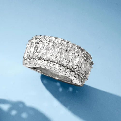 Vista 4 de Ross-Simons 2.40 ct. t.w. CZ Ring in Sterling Silver