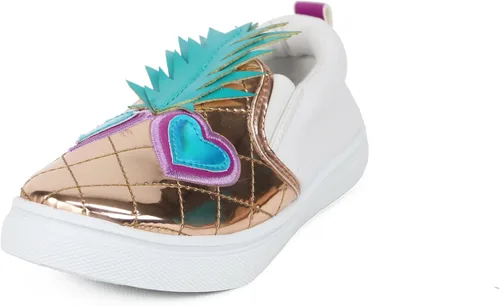 Vista 3 de Olivia Miller Tenis de piña para niñas 11-5, para niños pequeños y grandes