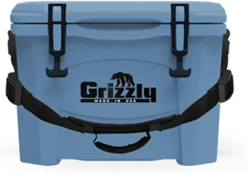 Vista 13 de Grizzly - Enfriador de 15 cuartos de galón Baúl de hielo duradero con aislamiento rotomoldeado Fabricado en Estados Unidos Garantía de por
